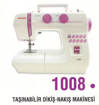 1008 Taşınabilir Dikiş-Nakış Makinesi