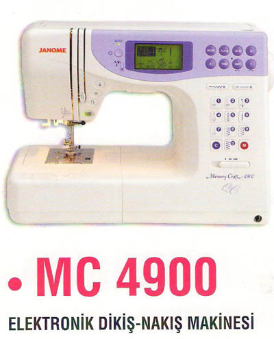 MC 4900 Elektronik Dikiş-Nakış Makinesi